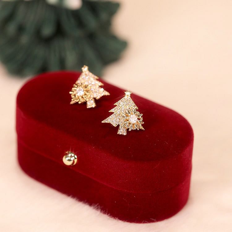 Twinkle - Twistable Christmas tree earrings