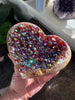 Aura™ - Angel Aura Heart Shaped Rainbow Crystal Cluster [last day discount]