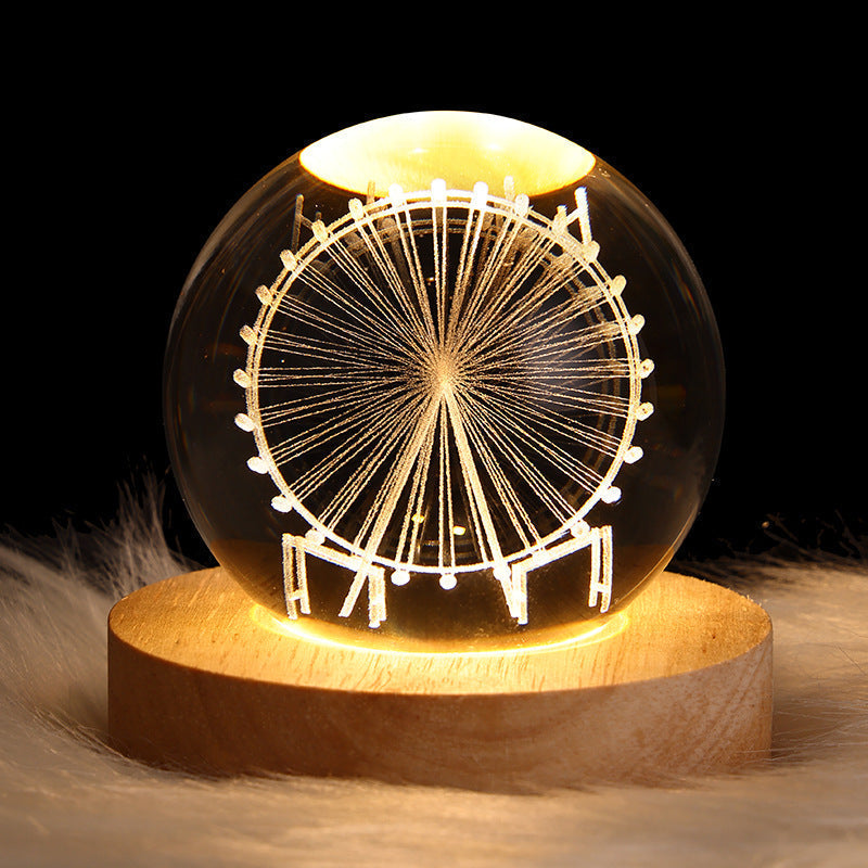 CelestialOrb™ - 3D Lamp Crystal Ball Night Lamp Table Lamp