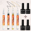 NailPen™ - Ultra-thin curved manicure felt tip pen