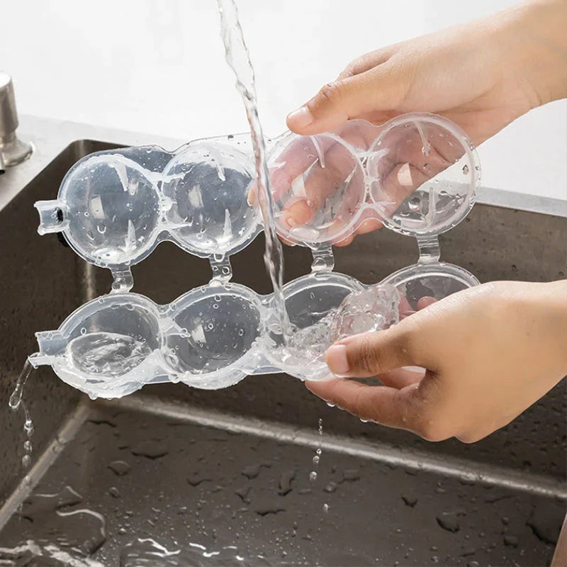 SphereIce™ - 4-cell Ice Hockey Whiskey Ice Molder