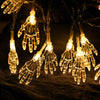 | Starbones™ Solar LED Halloween Skeleton Hand Lamp String