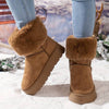 Pluschie - Plush snow ankle boots for ladies