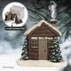 Comfrost™ Snowy Log Cabin Incense Burner | Incl. 2 Incense Cones