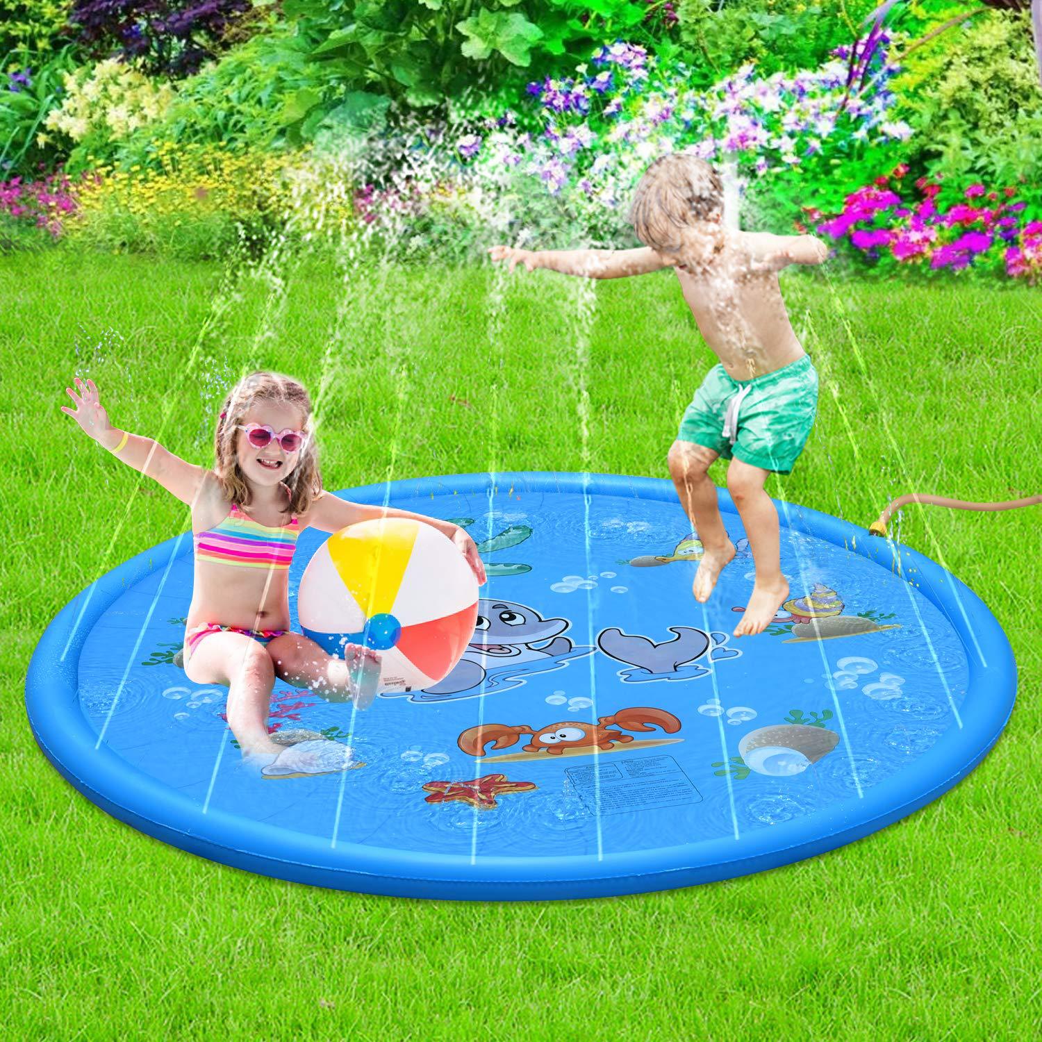 () Splash™ - Kids Water Splash Sprinkle Pool Mat™ [last day discount]