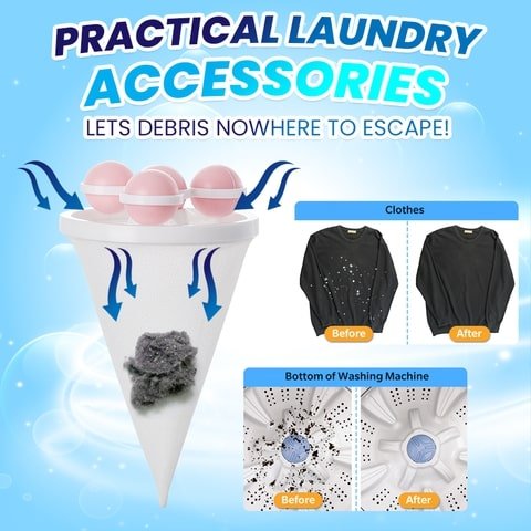 1+1 Free | HairCatcher™️ Washing machine hair filter mesh bag【Last day discount】