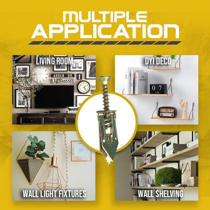 Screwdrill | Set of 20 Self-Drilling Anchors with Screws