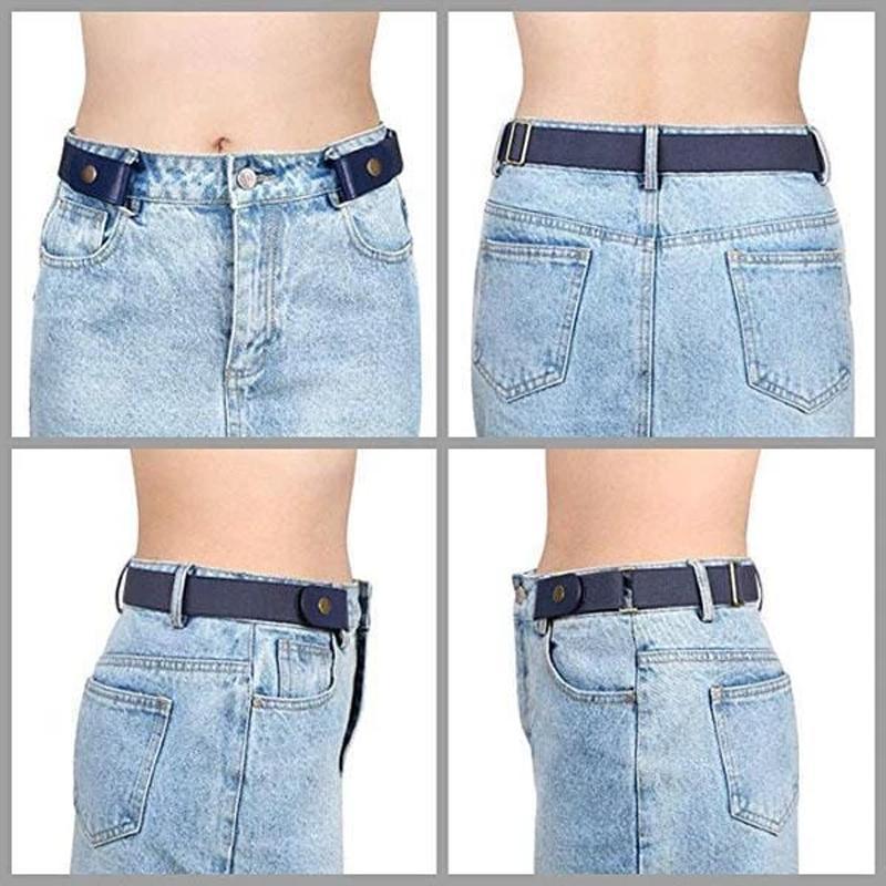Invisible elastic waist belts