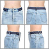 Invisible elastic waist belts