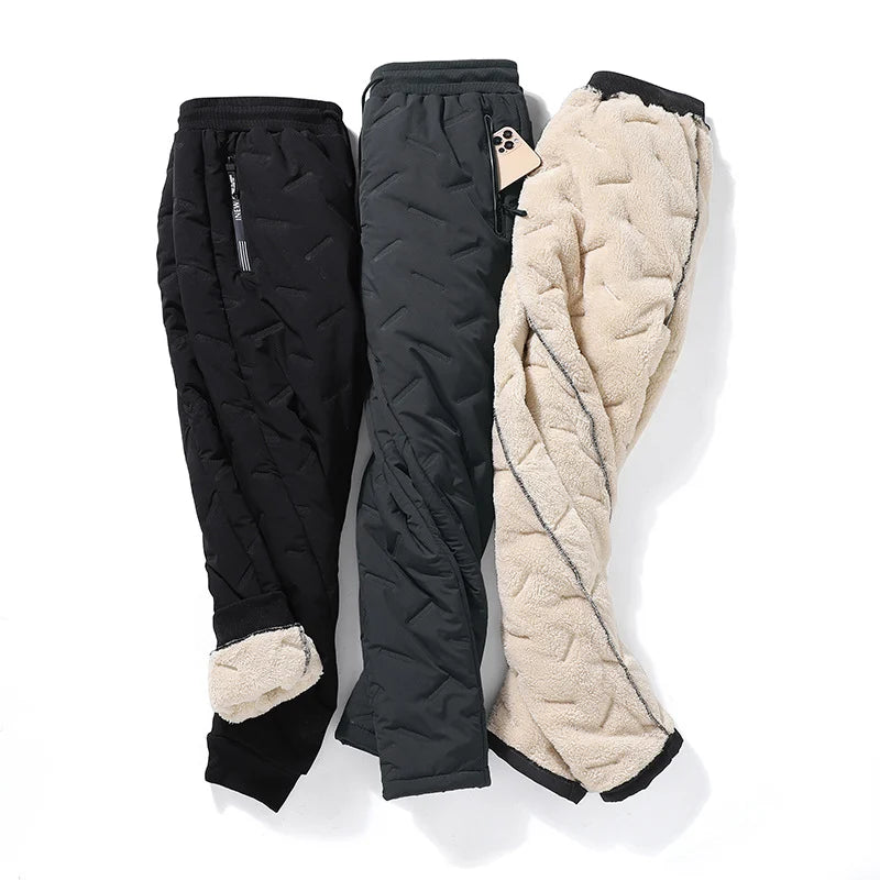 Warm fleece jogging pants - unisex
