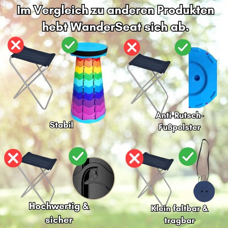 WanderSeat™ - Experience a comfortable seat anytime, anywhere!