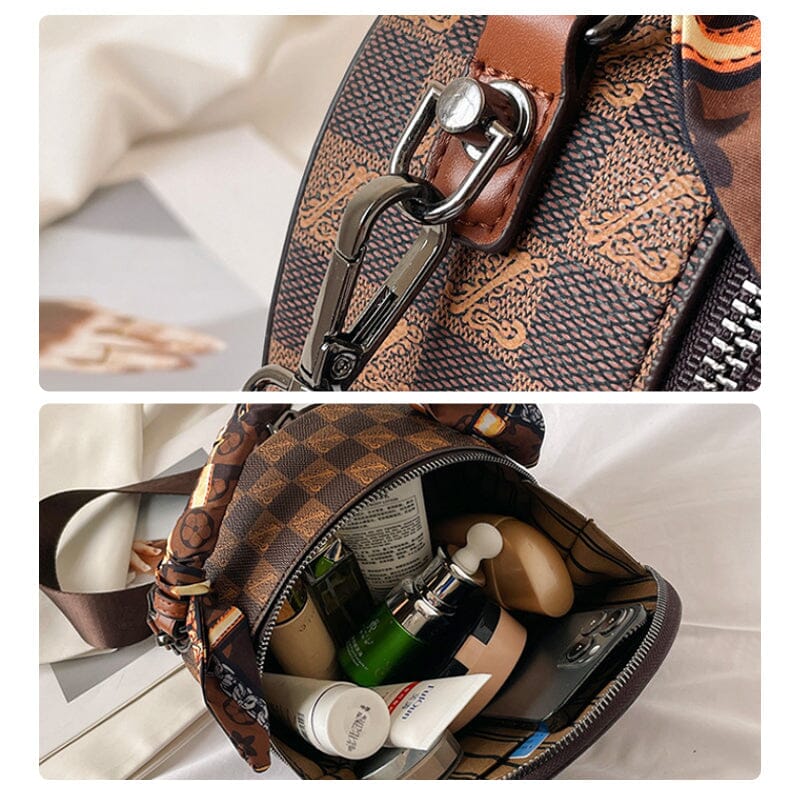 Marlene™ - Ladies leather handbag - Retro leather shoulder bag