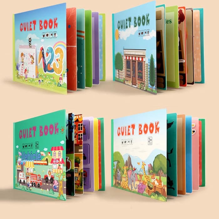 QuietBook™ - Montessori activity book - The perfect way to keep your little ones busy!
