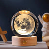 Luminous™ - 3D glowing crystal globe - a night light like no other!