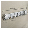 Hangswell Multifunctional Suction Cup Bathroom Wall Hooks