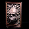 Framaskull 3D Halloween Three Wise Skulls Framed Picture