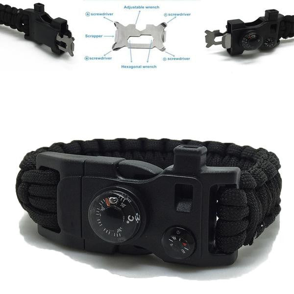 Survival 15 in 1 Paracord Bracelet.