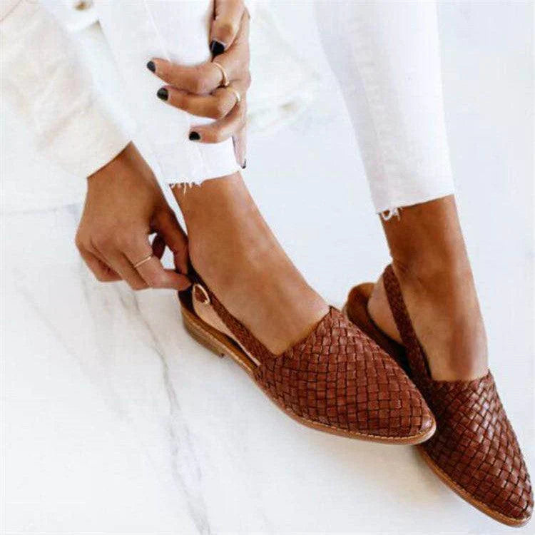 Kenya™ - Hand-woven fashionable women's flat sandals [Last Day Off]