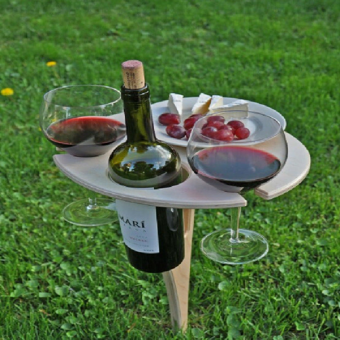 Picky - Foldable picnic table with wine holder