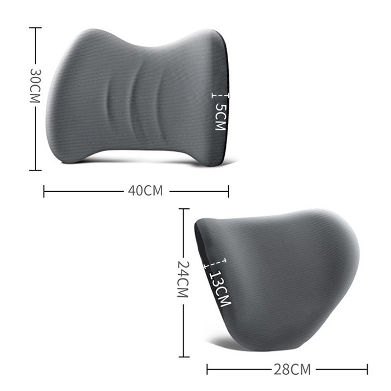 ErgoAutoSitz™ - Ergonomic Car Seat Headrest & Lumbar Cushion