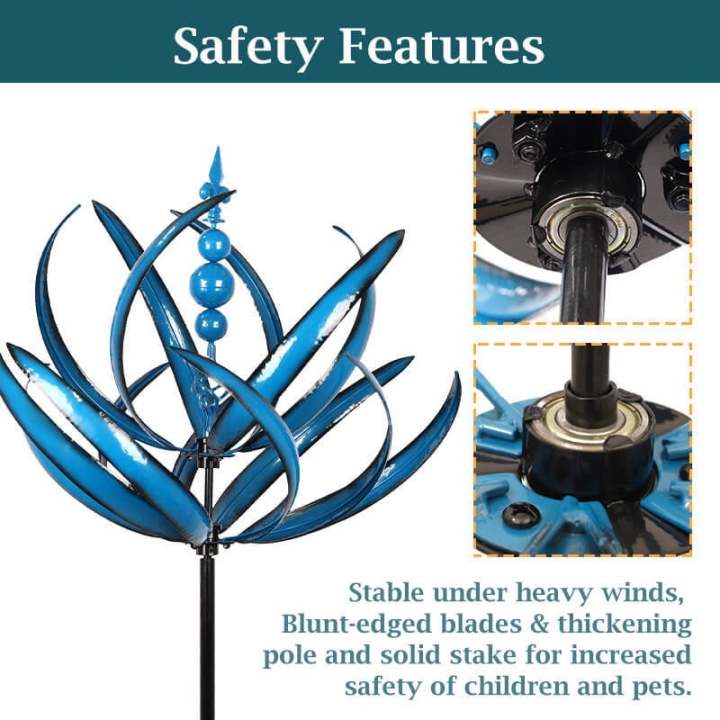 Lotuspinner - Experience the splendor of the Lotus weather vane