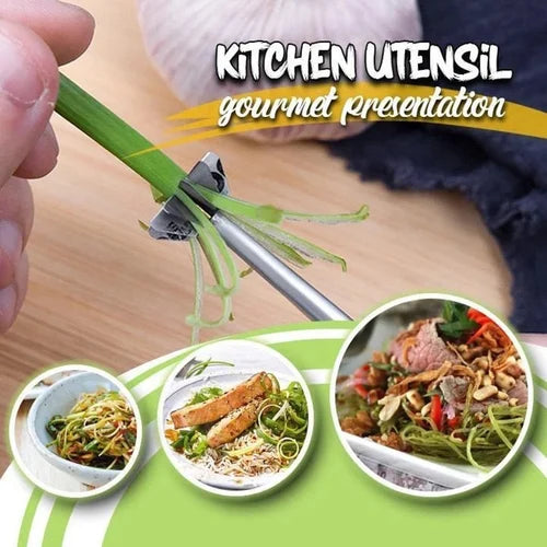 GemuseKlein™ - Zinc alloy plum blossom onion slicer