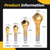 Drillzink™ Titanium Coated Countersink Chamfer Tool | Set of 4