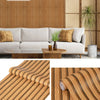 RetroWallpaper™ - 3D Effect Oak Wood Wallpaper - Give your walls a retro touch!