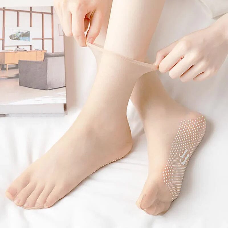 CrystalSocks™ - Invisible, non-slip Crystal Silk socks [last day discount]