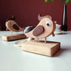 | Peckabell Handcrafted Wooden Woodpecker Doorbell