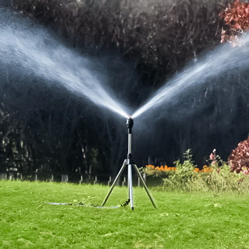 () Rotating Tripod Sprinkler™ - Water your garden effortlessly!