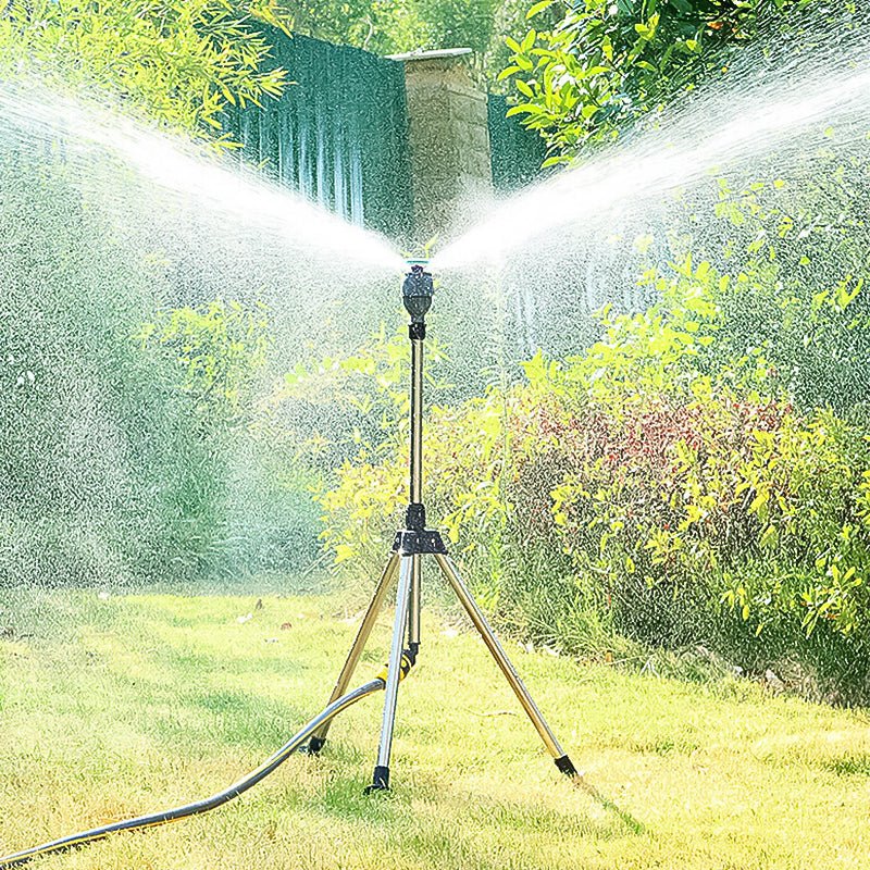 () Rotating Tripod Sprinkler™ - Water your garden effortlessly!