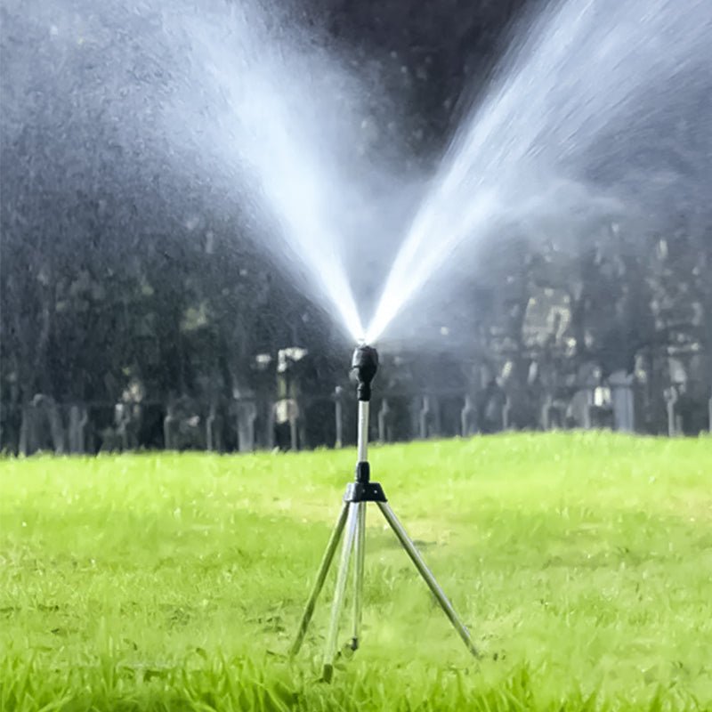 () Rotating Tripod Sprinkler™ - Water your garden effortlessly!