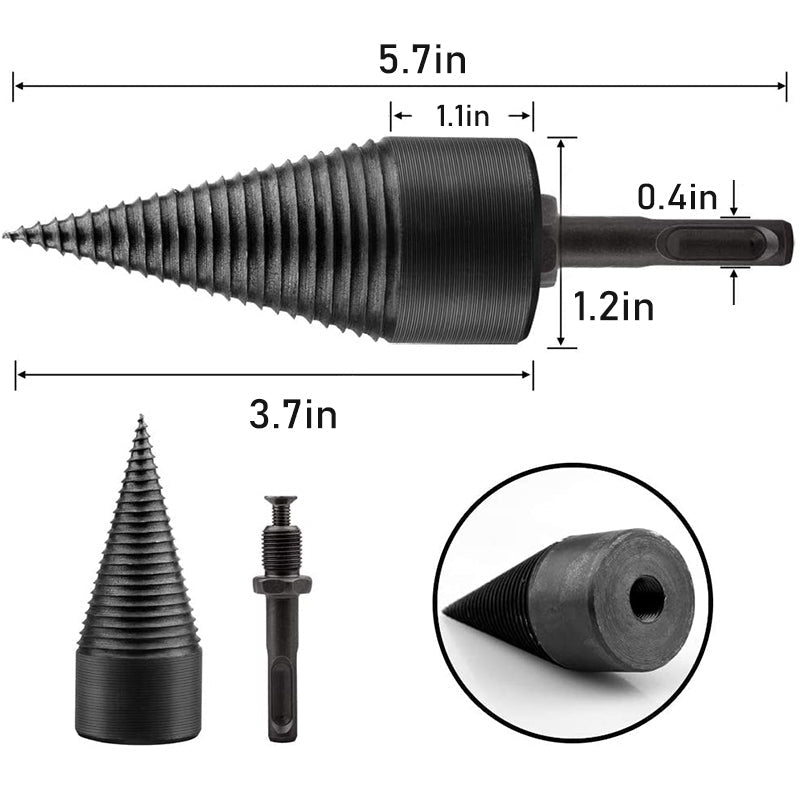 SplitEase Bit™ - Firewood drill bit