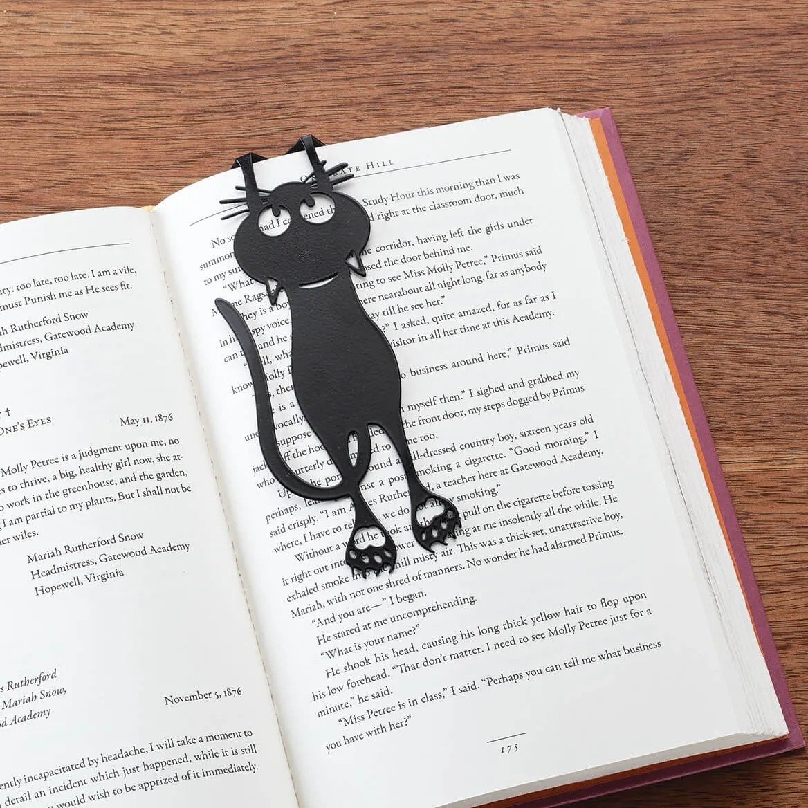 KatzeLese™ - Curious Cat Bookmark