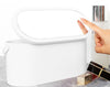 Portable Makeup Box with LED Lighted Mirror