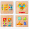 | Beadle Wooden Bead Board Game – Connect Four Style Strategy Game