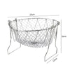 ChefPro™ - Stainless steel cooking basket with pull-out colander