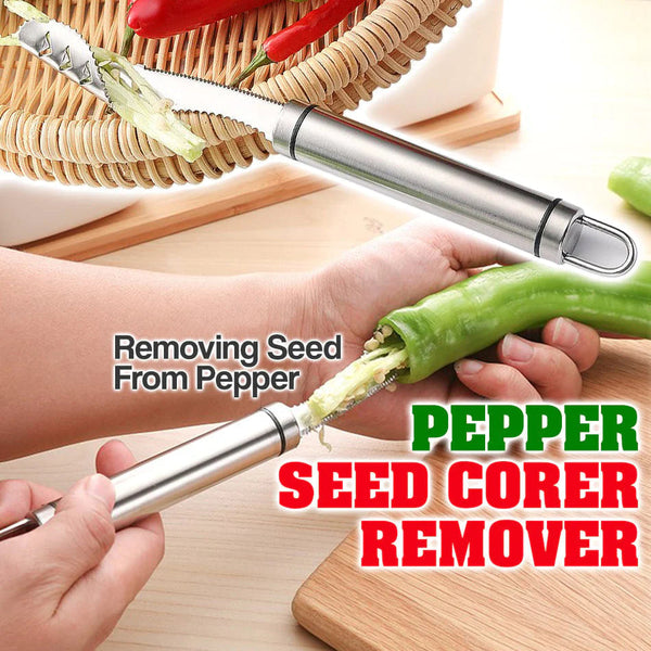 | Seedcor Steel Pepper Corer & Seed Remover