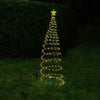 ChristmasBaum™ - Solar LED metal Christmas tree with fairy lights [last day discount]