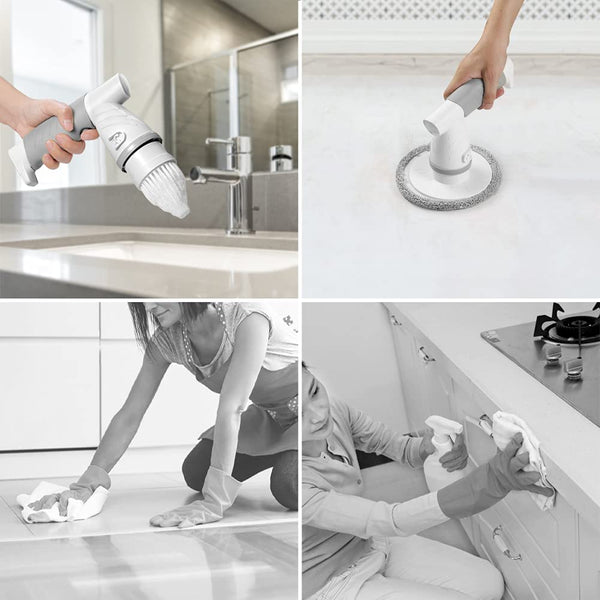 ScrubberPlus™ - Cordless Mini Scrubber - Clean with more power and less effort!