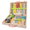WoodBox™ - Wooden tool set with toolbox - learning and discovery for children!