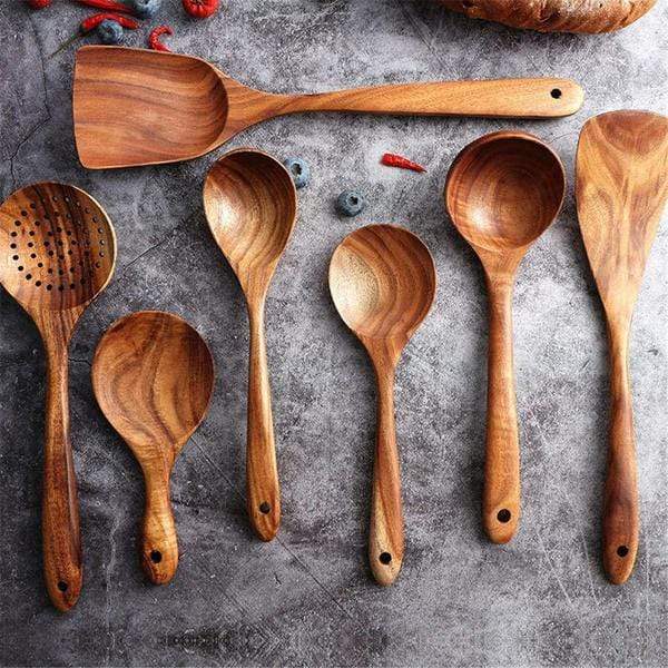 Teaky™ - Teak utensil set