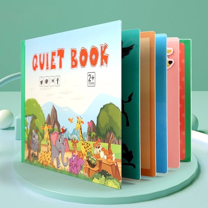 QuietBook™ - Montessori activity book - The perfect way to keep your little ones busy!