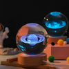 Luminous™ - 3D glowing crystal globe - a night light like no other!