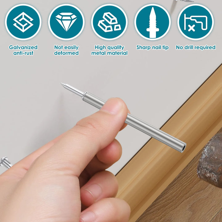 SeemiNail - Double-headed socket thread nail (100 pieces) - Nail without mess!