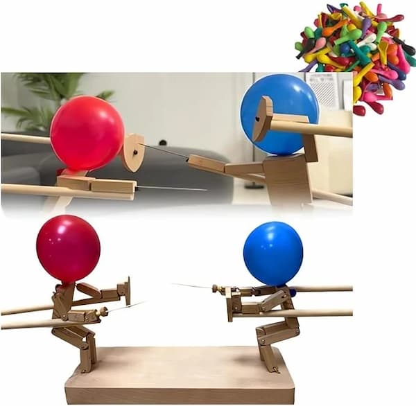 BalloonBattle™ - Handmade wooden fencing dummies - Let the fun begin!