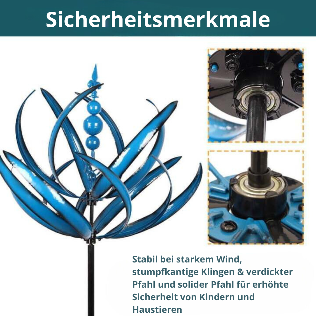 Lotus Spinner | Weather Vane for the Garden