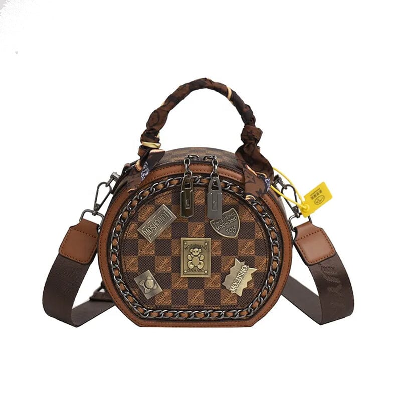 Marlene™ - Ladies leather handbag - Retro leather shoulder bag