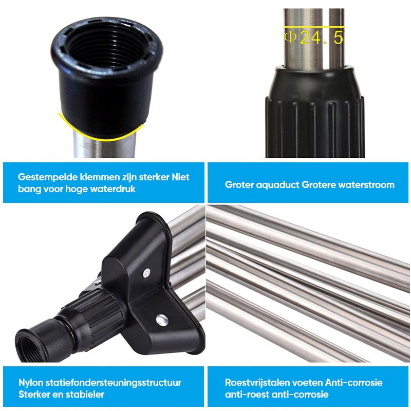 () Rotating Tripod Sprinkler™ - Water your garden effortlessly!